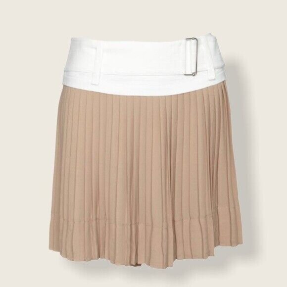 A.L.C. Belted Pleated Skirt - Picture 1 of 5